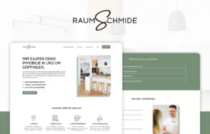 RAUMSCHMIDE Case Study: Website für den Immobilienankauf in Göppingen