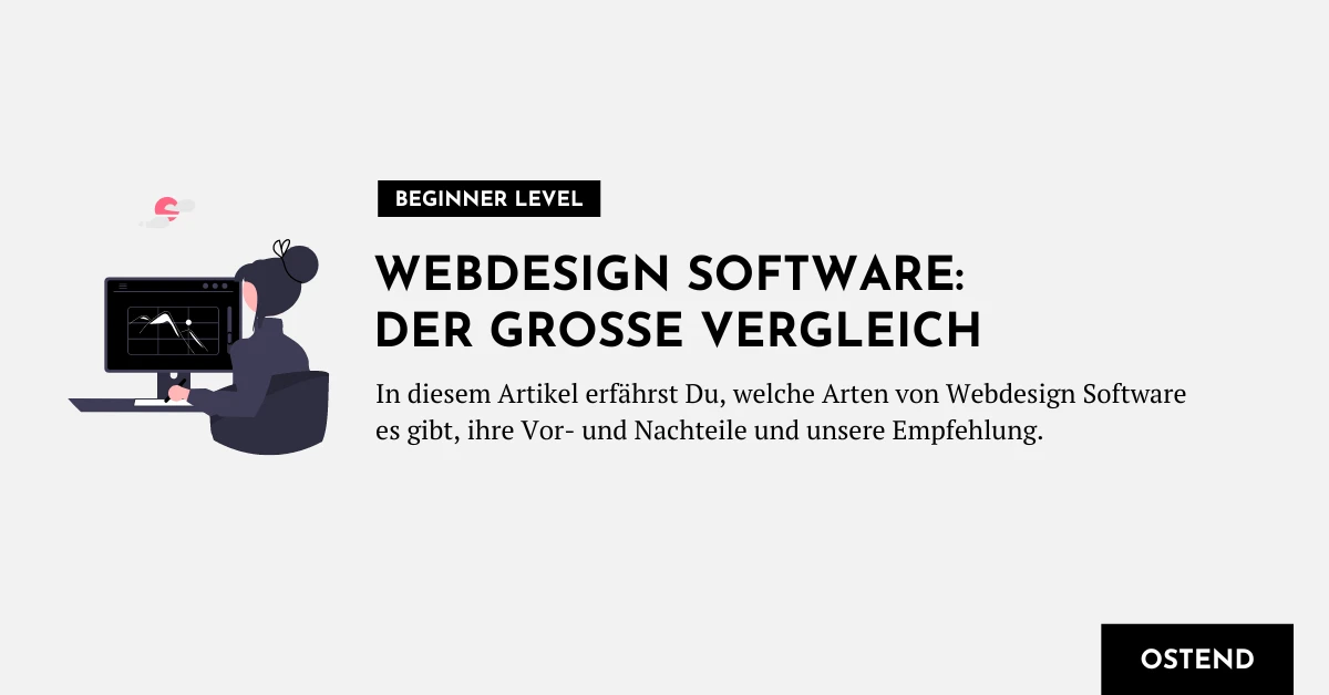 Webdesign Software Vergleich