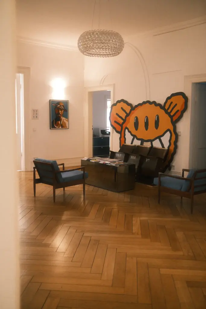 Blick ins Foyer der Agentur Ostend Digital