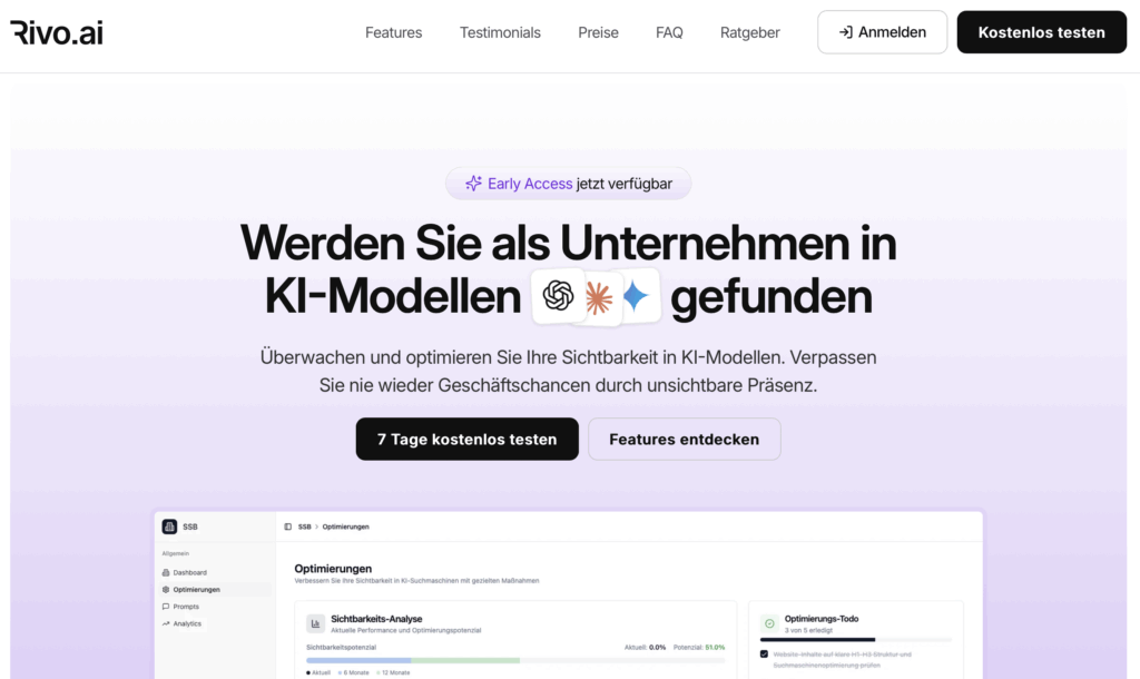 Sichtbarkeitsanalyse Generative Engine Optimization (GEO)