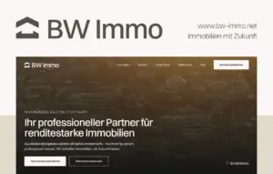 BW Immo Case Study: Branding und Webdesign für ein Immobilienunternehmen