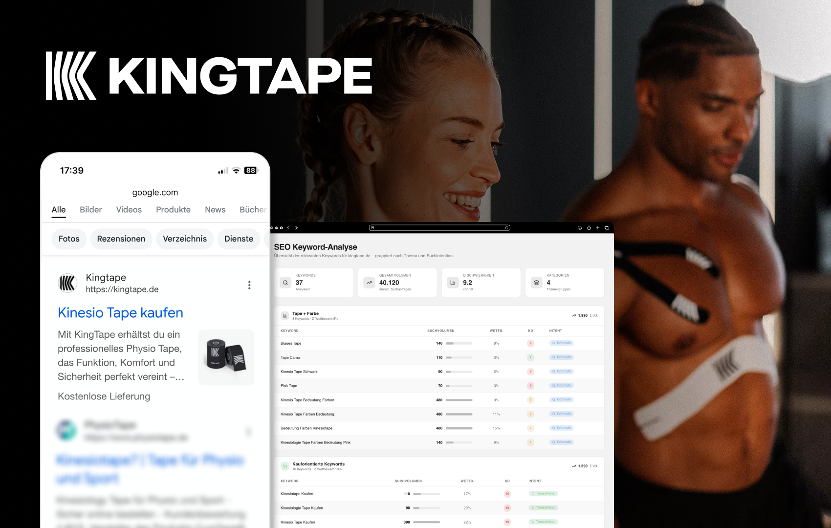 KINGTAPE Case Study - SEO und Content Creation