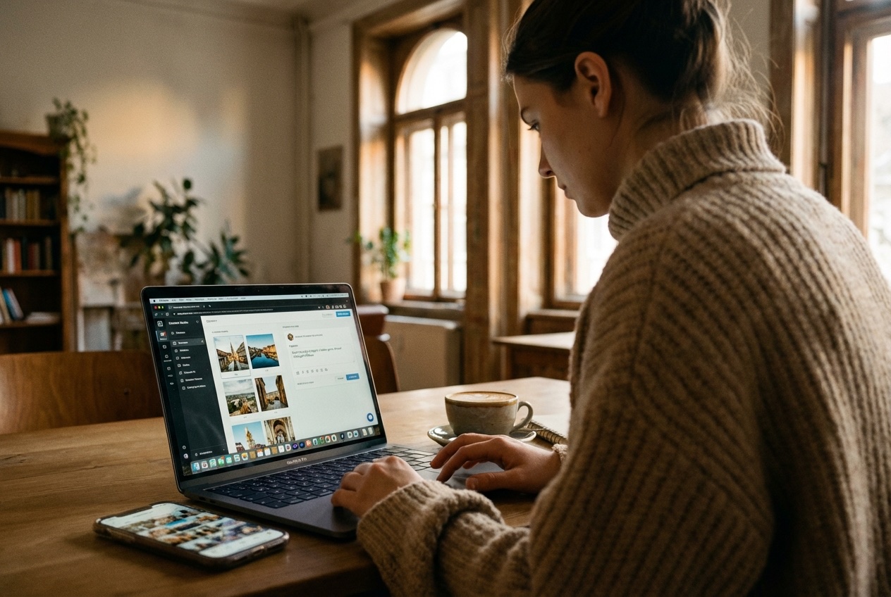 Hands-on Content-Erstellung am Laptop