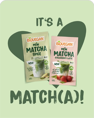 BioVegan Meta-Ad — Matcha-Launch „It's a Match(a)!“