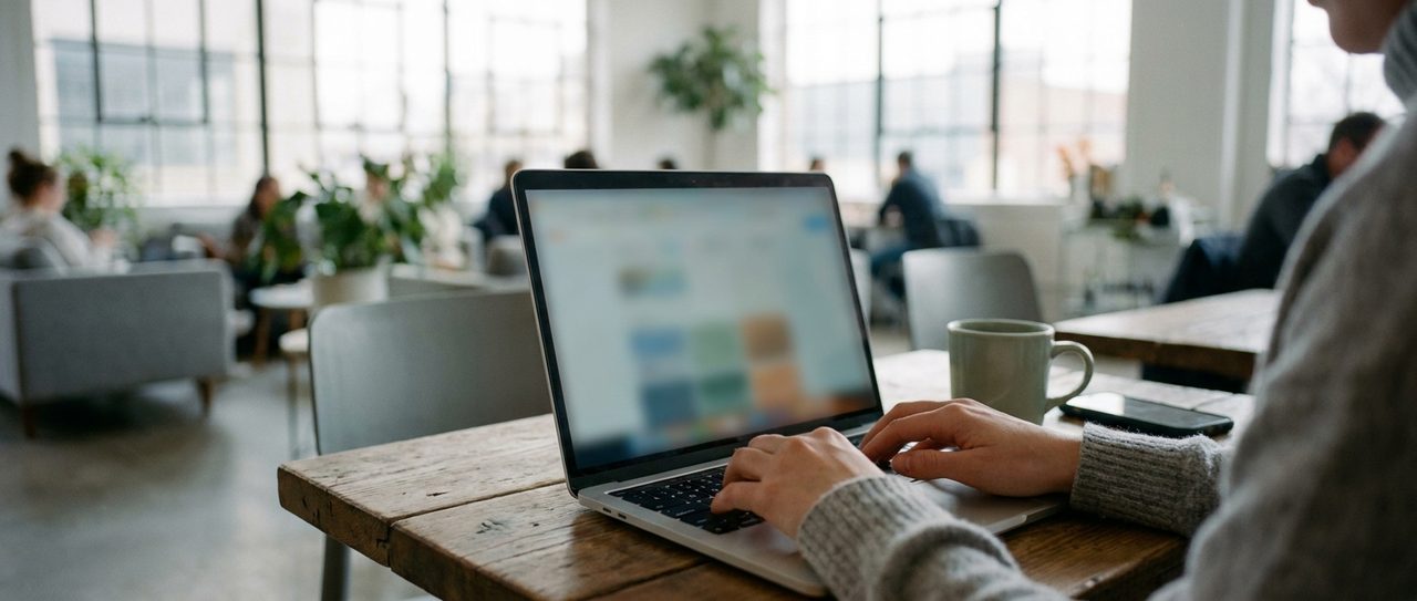 Google Ads Kampagne für Bildungseinrichtungen am Laptop