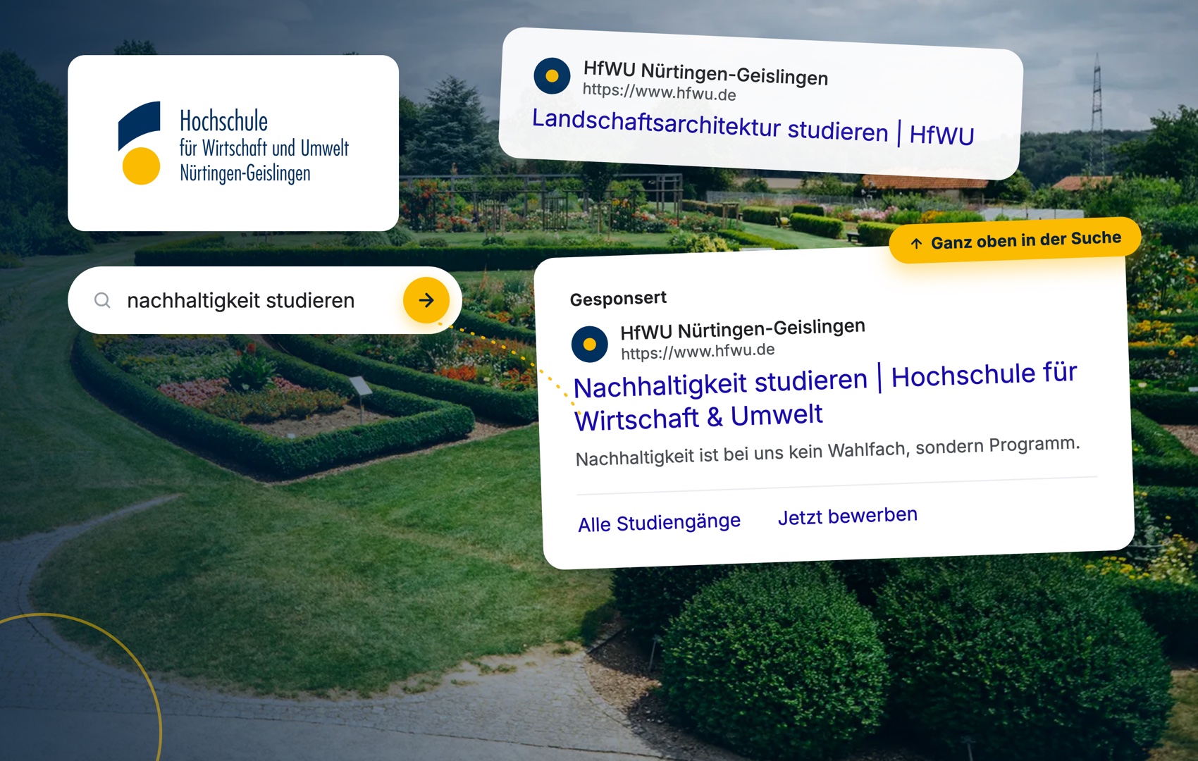 HfWU Nürtingen-Geislingen Case Study - Google Ads für Studiengänge