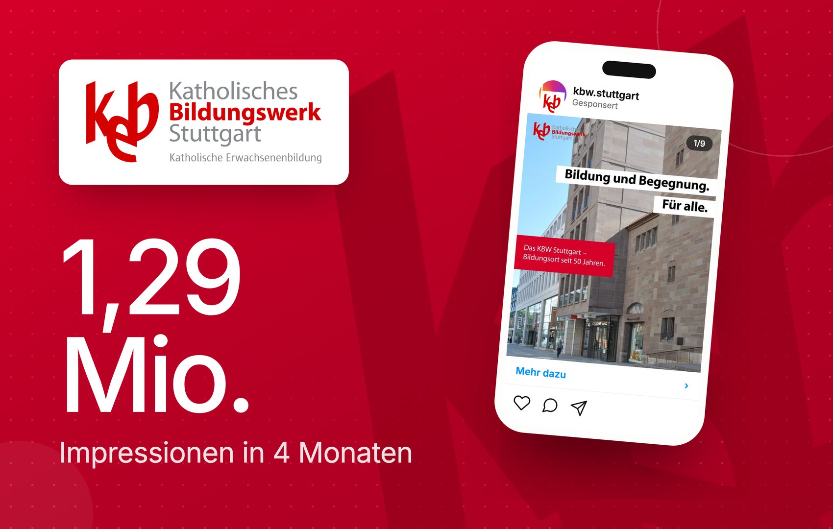 Katholisches Bildungswerk Stuttgart Case Study - Social Ads