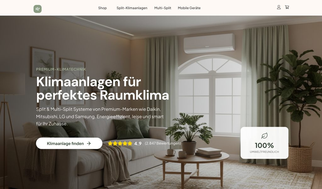 Klimaanlagen Hero – Onlineshop für Klimatechnik