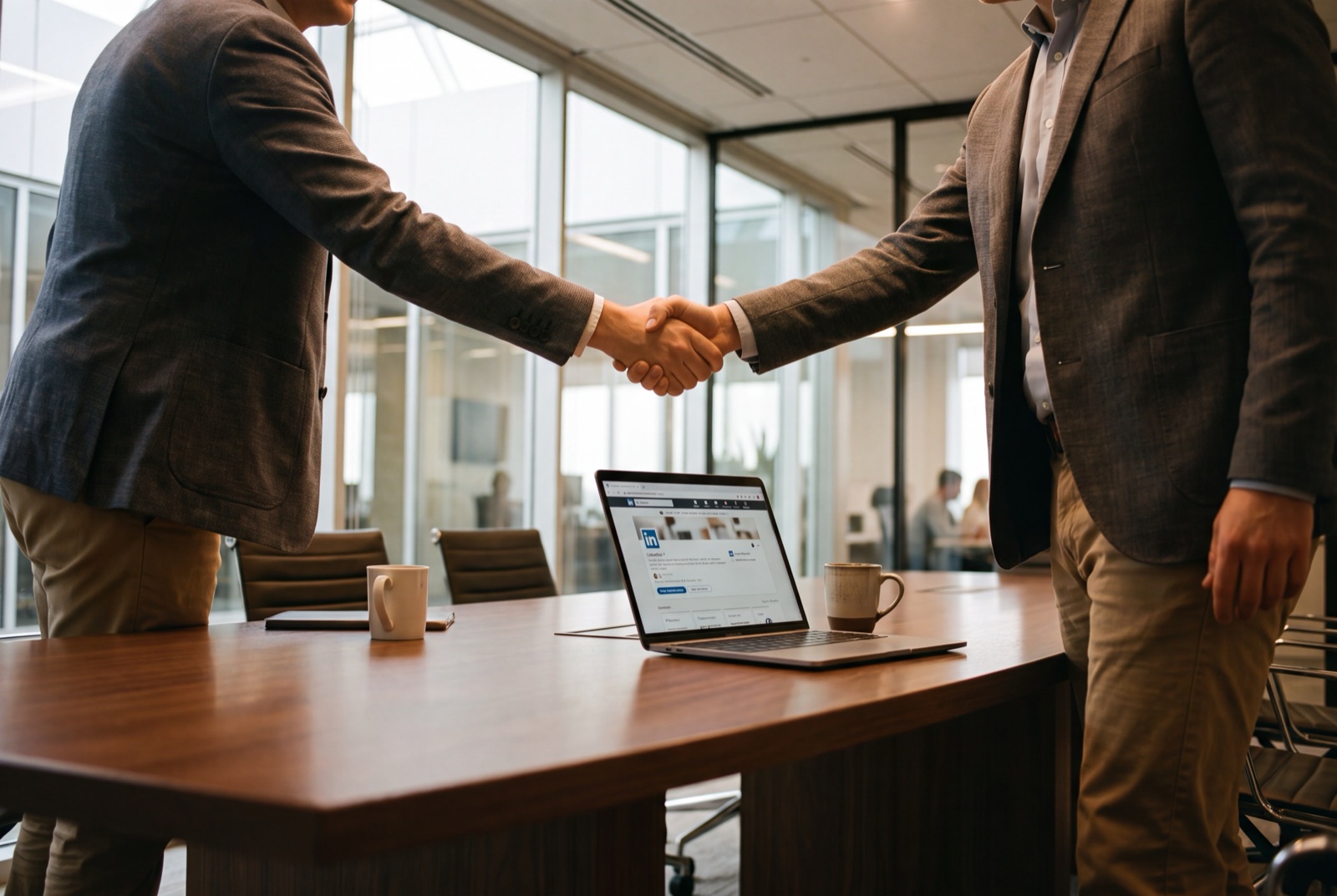 LinkedIn & Employer Branding — Business Meeting