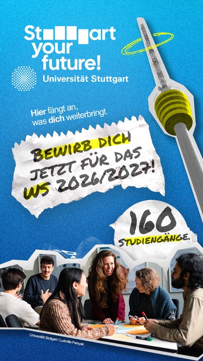 Story-Ad im 9:16-Format — „Bewirb dich jetzt für das WS 2026/2027!“