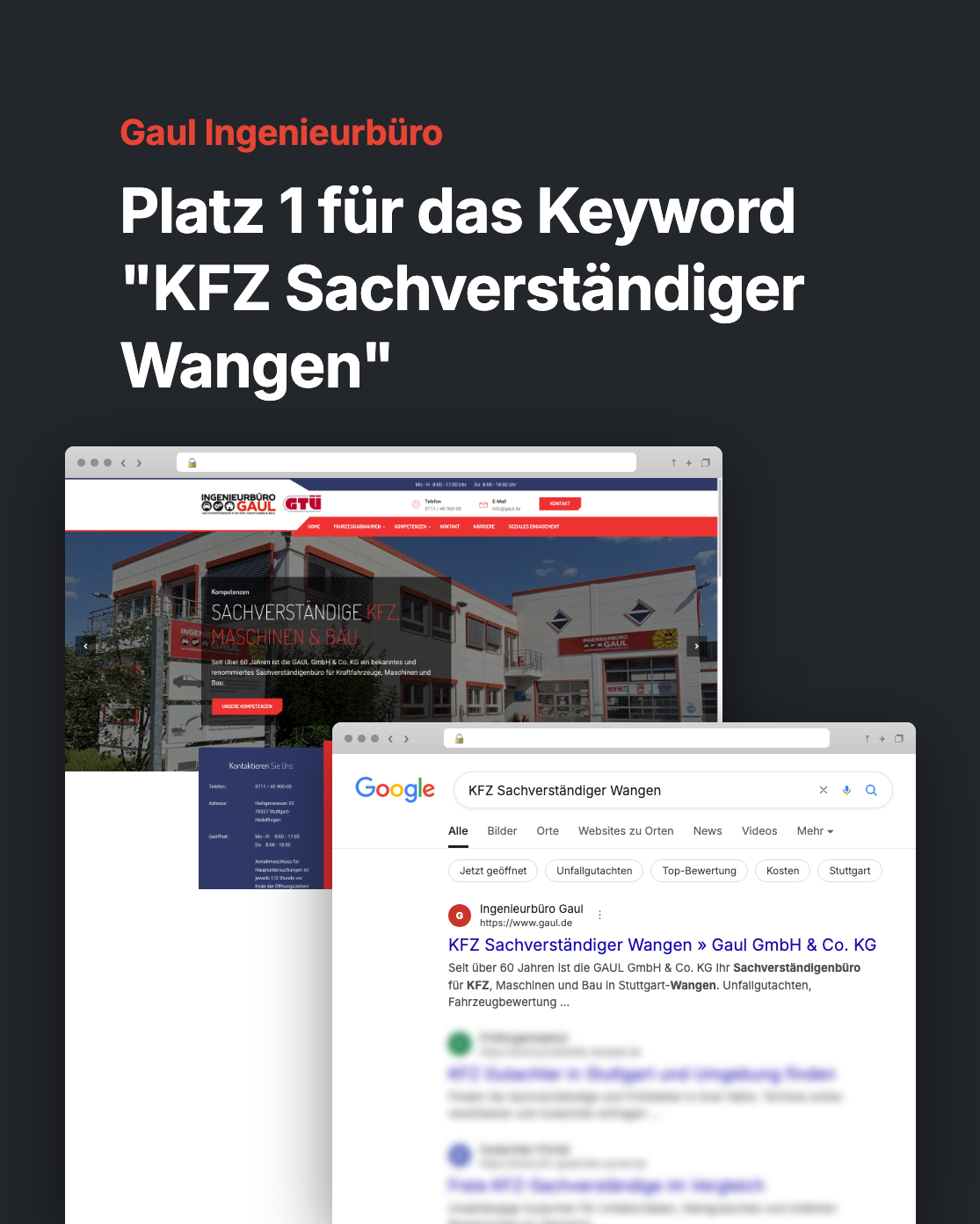 Gaul Ingenieurbüro - Platz 1 für KFZ Sachverständiger Wangen