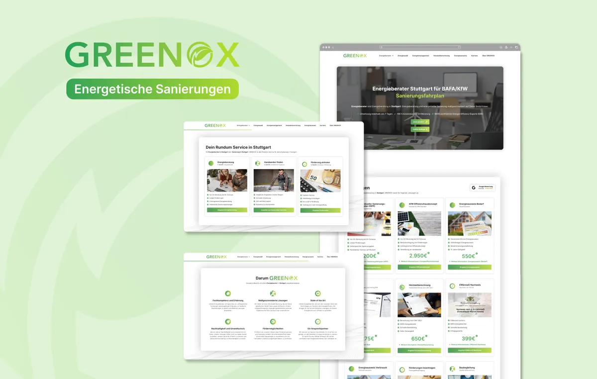 Greenox Case Study - SEO und Google Ads Performance