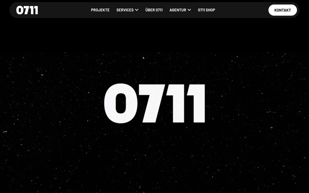 Startseite 0711.net nach dem Relaunch