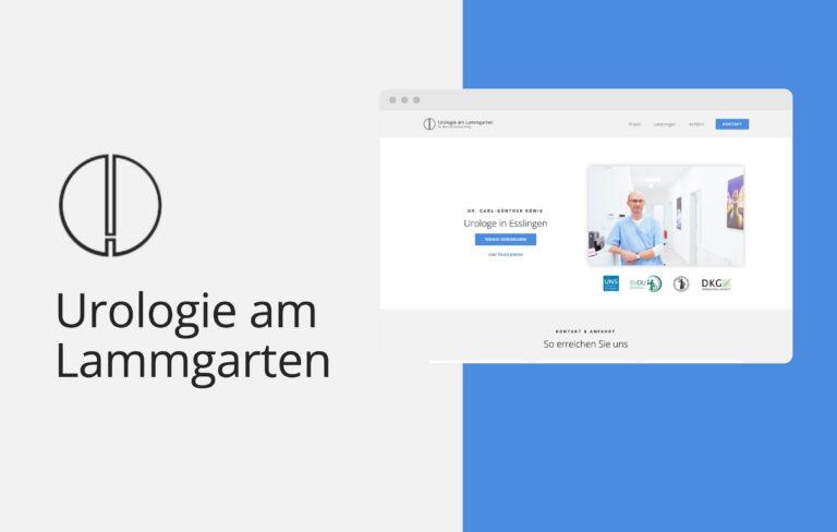 Urologie am Lammgarten Case Study: Website für die urologische Praxis in Esslingen